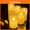 Flickering Electronic Led Candle Light With Swaying Feature For Decoration Event