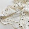 Girls Summer Polka Dot Sleeveless Top And Shorts Set Hollow Lace Collar Shirt Two Piece Outfit For Kids
