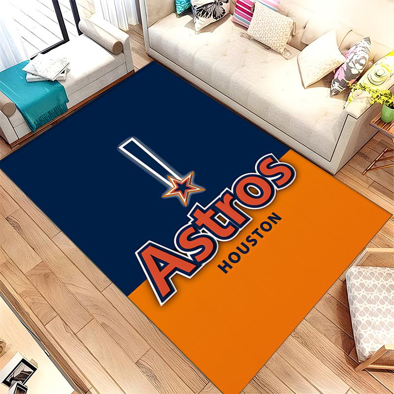Houston Astros (28) Dywan Nadaje się do Salonów Sypialni Pokojów Komputerowych Jadalni Oraz Do Umieszczania Pod Stołami I Krzesłami Również Idealny Wybór Dla