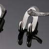 Punk Hip Hop Detachable 2-Claw Hook Personality Gift Cool Simple Style Men Earrings