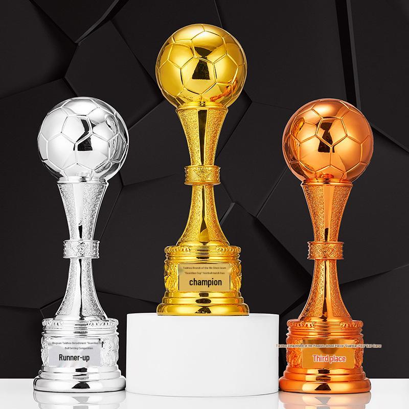 Golden Ball Trophy: World Cup Basketball & Football MVP Championship Honor
