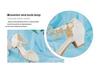 Silver Crystal Low-Heel White Leather Princess Shoes for Girls