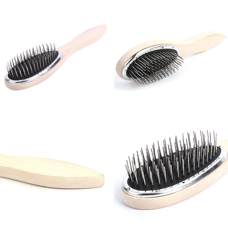 Steel Tooth Plastic Wood Comb Wig Hair Brush Anti-Static For Mannequin Head