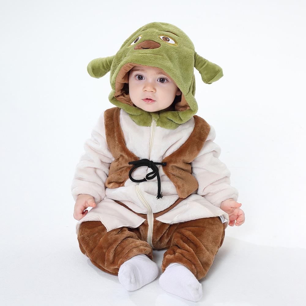 Kostým pro kluky a holky Roztomilý zvířecí overal Halloweenský Cosplay outfit Festivalová párty Kombinéza Kigurumi Zimní teplé oblečení 3M(1-4 Months) brown