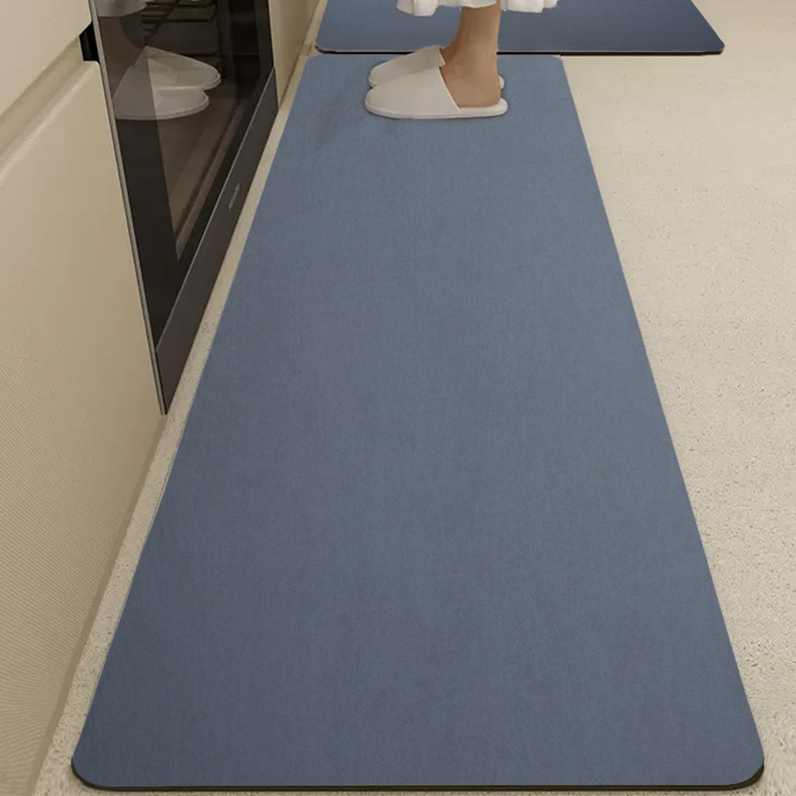 

DIHACOZ Диатомовая земля Кухонный коврик Впитывающий x x Легкий в уходе Коврик для ванной комнаты Темный [Удивительно 2, Быстросохнущий 3] Гибкий, Впитывающий,