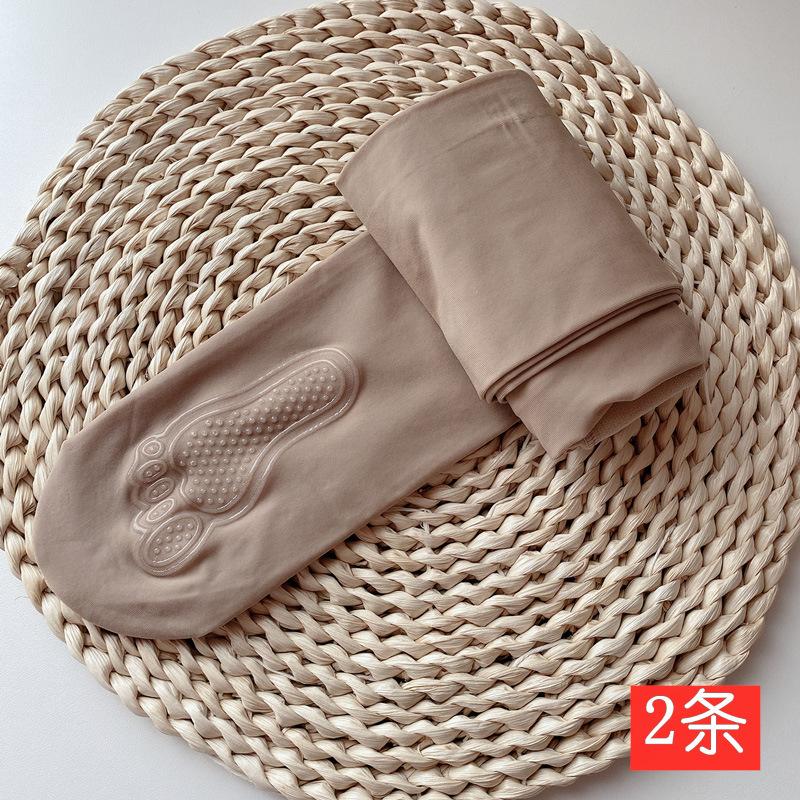 Spring and Autumn Thin Silk Stockings for Women, Anti-snag, Durable, with Silicone Anti-slip Bottom, Non-slip, Non-sagging Pantyhose