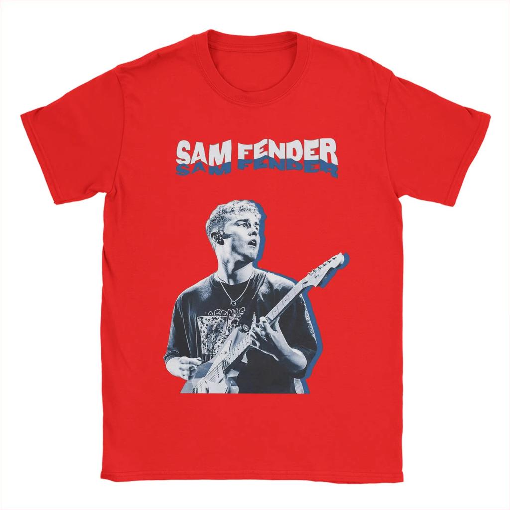 Sam Fenders T Shirts for Men Women Cotton Novelty TShirts Crew Neck Tee Shirt Short Sleeve Clothes New Arrival
