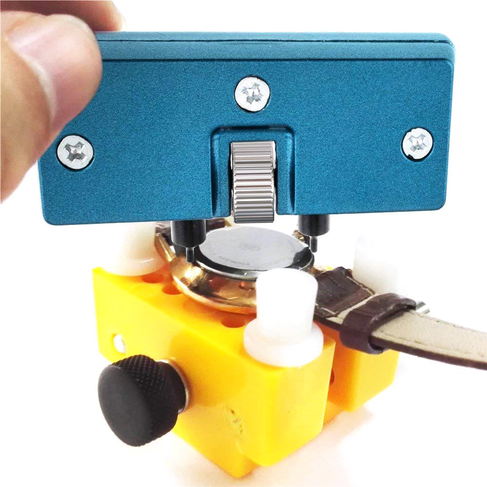 Adjustable Watch Opener Back Case Tool Press Closer Remover Wrench Watch Battery Remover Screw Wrench Repair Watchmaker