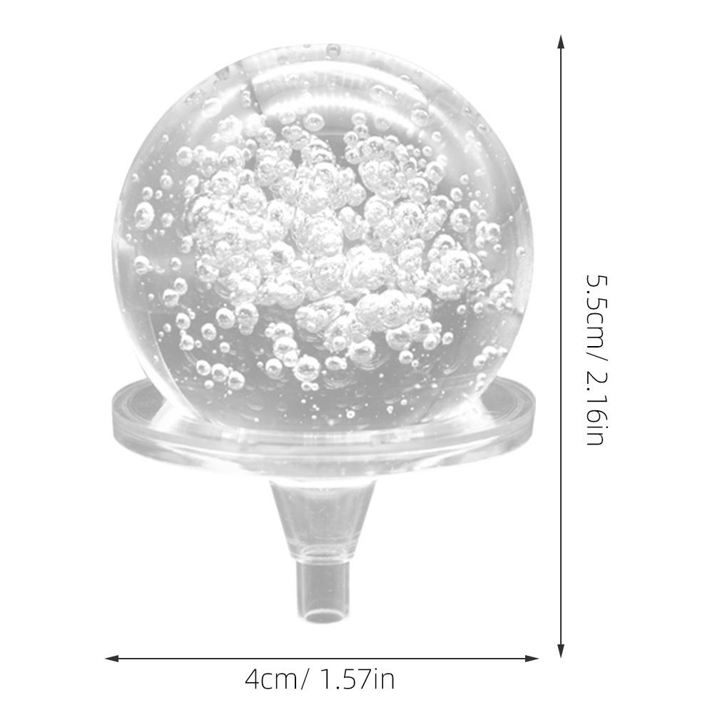 1Set Crystal Ball Ornament Decorative Sphere Delicate Home Office Desktop Fountain Decoration Stylish Art Gift