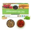 TEACURRY Upper Body Fat Tea, (30 Tea Bags 1 Month Pack) - Helps Lower the Weight Around Chest, Shoulders, Neck and Arms - 100% Natural