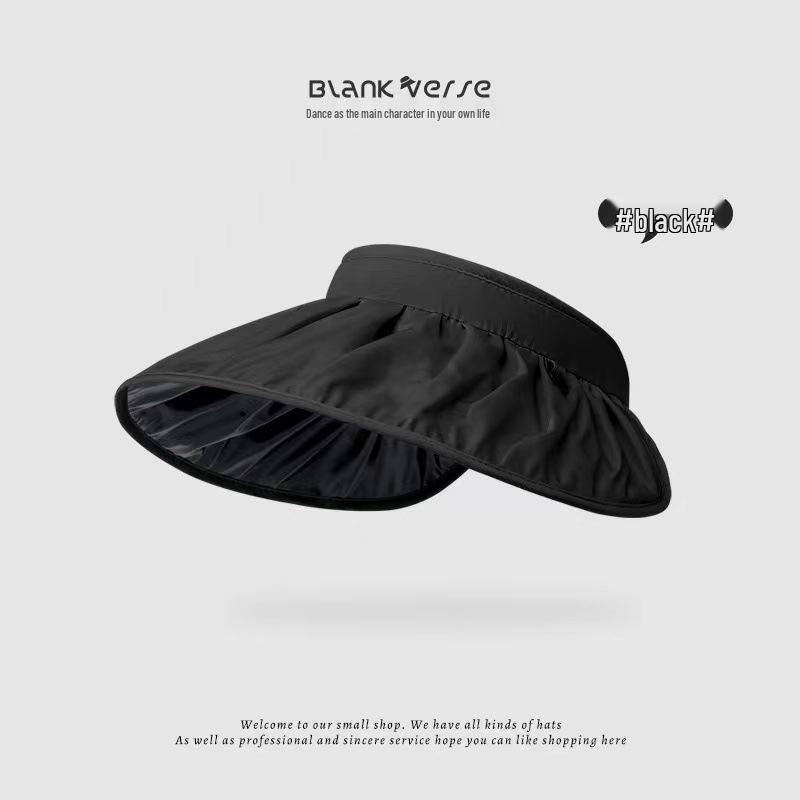 Women's UV Protection Open-Top Beach Hat with Face Cover