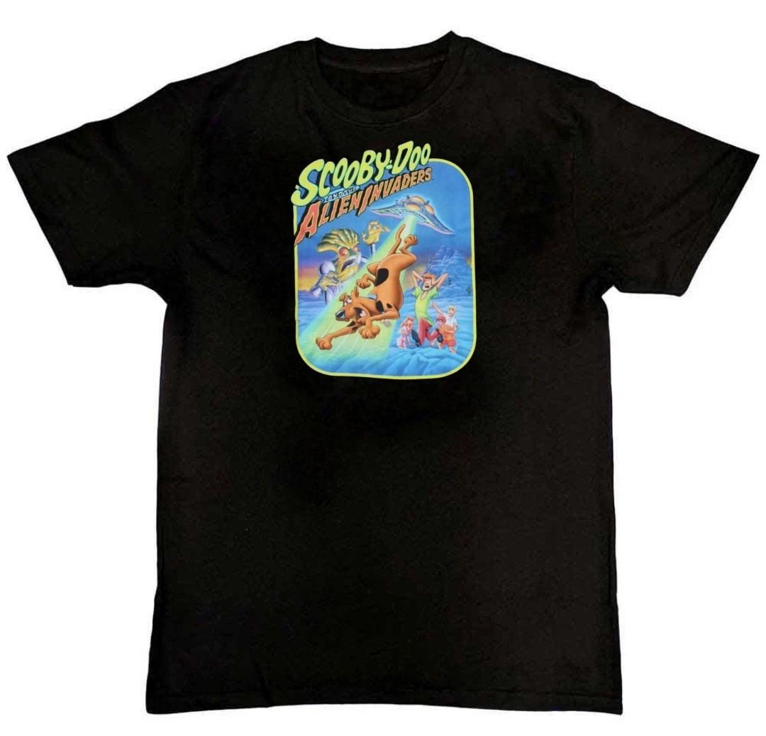 Scooby Doo And The Alien Invasion Artwork Mens T-Shirt XXXL