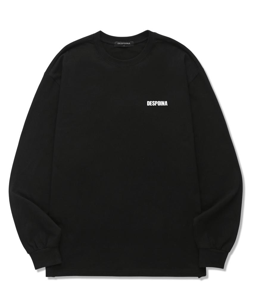 Ujeu Basic Font Long Sleeve (Dls026) Black