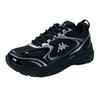 Kappa Fabric Synthetic Leather Trendy Comfortable Versatile Casual Low-Top Dad Shoes Unisex Sneaker Black K0DZ5MC39-990