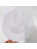 Solid White Fedora Hat Wide Brim Classic Dress Hat For Adults