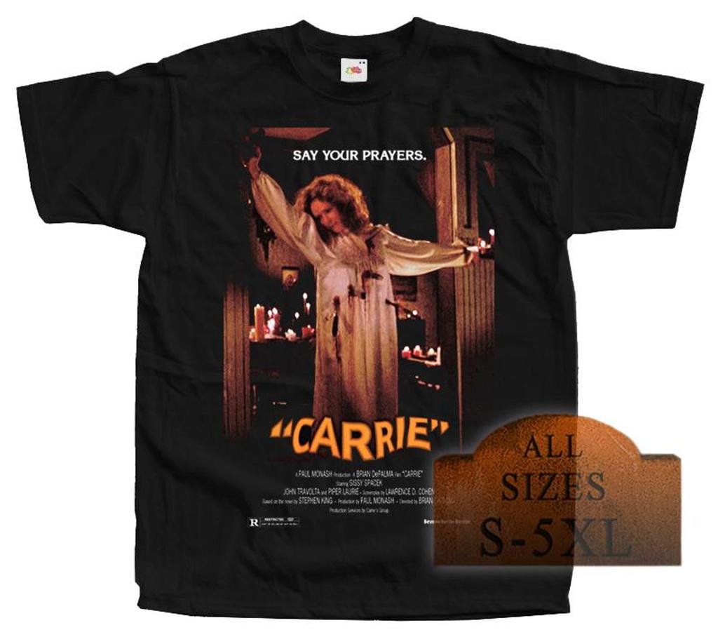 Carrie V4 | Horror Movie Poster T-Shirt | Black Vintage Horror | All sizes S-5XL