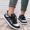 Board Shoes Mesh Casual Sneakers Fashion Flat Shoes Low-cut Leisure Sports Shoes Outdoor Walking Flats Casual Versatile