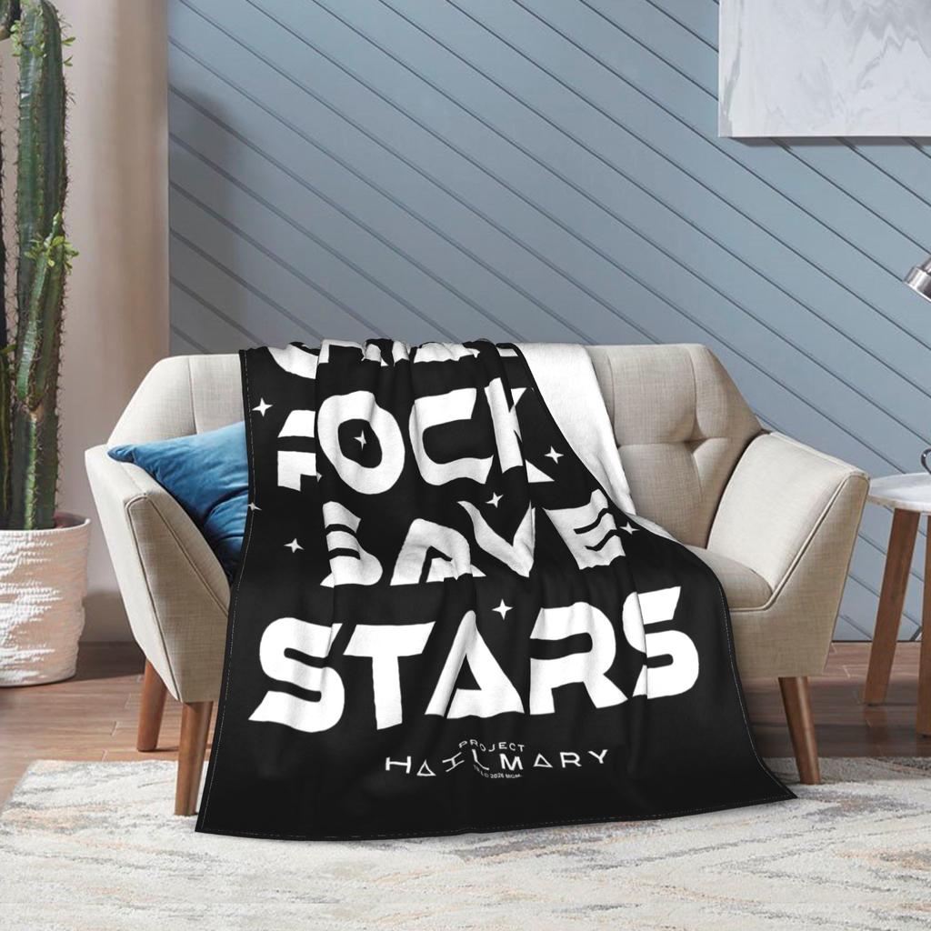 Project Hail Mary Grace Eridani-Rocky Star Fashion Blankets Poster Flannel Throw Fashion Blanket Sofa Decoration Soft Warm Bedspreads Porta