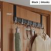 Ganci Sopra la Porta 6 Ganci Casa Bagno Organizzatore Scaffale Vestiti Cappotto Cappello Asciugamano Appendiabiti Accessori Bagno Cucina Porta Appendi