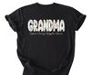 Custom Grandma Floral Graphic Multicolor Short Sleeves T Shirt