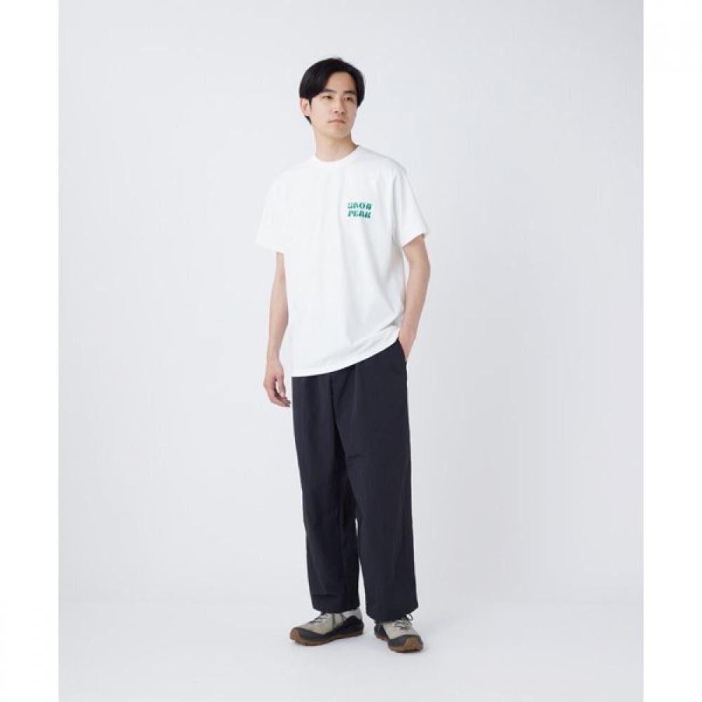 Snow Peak CaMping Graphic T ShirT Men S cuT   Sewn Off whiTe Size M TS 26Su005