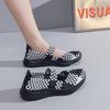 Women's Sporty Ethnic-Style Breathable Woven Flats for Spring/Summer