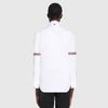 TB shirt unisex TB loose casual Oxford spinning couple simple trendy brand color stripe woven white shirt