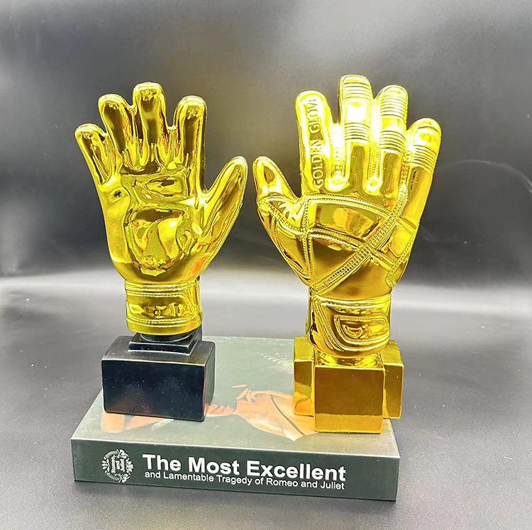 Troféu Luva de Goleiro Dourada - Lembrança e Prêmio para Fãs de Futebol