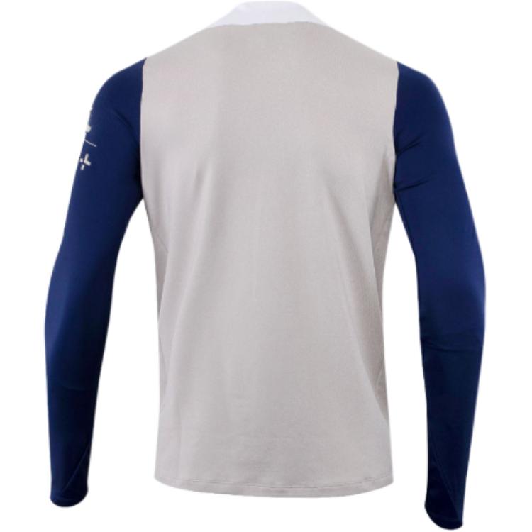 Nike Color Block Slim Fit Zip Long Sleeve Football Shirt Men tops HJ7784-014