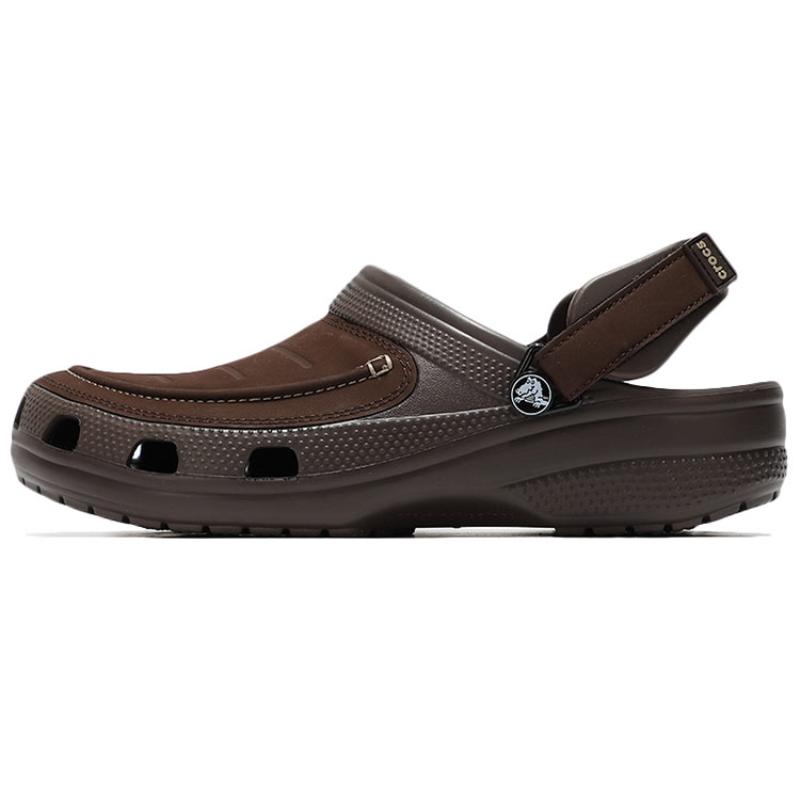 

Crocs Classic clog Lightweight and comfortable Crocs Sandals Men s Dark Coffee 43-44