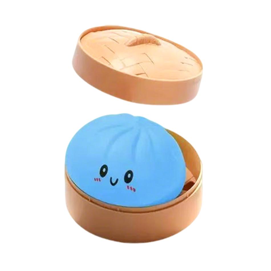 Pasticcino Morbido Squishy Palline Antistress Giocattoli Sensoriali Fidget Cibo Simulato Squishies Panino Con Vaporella Palla di Pasta da Spremere Regali