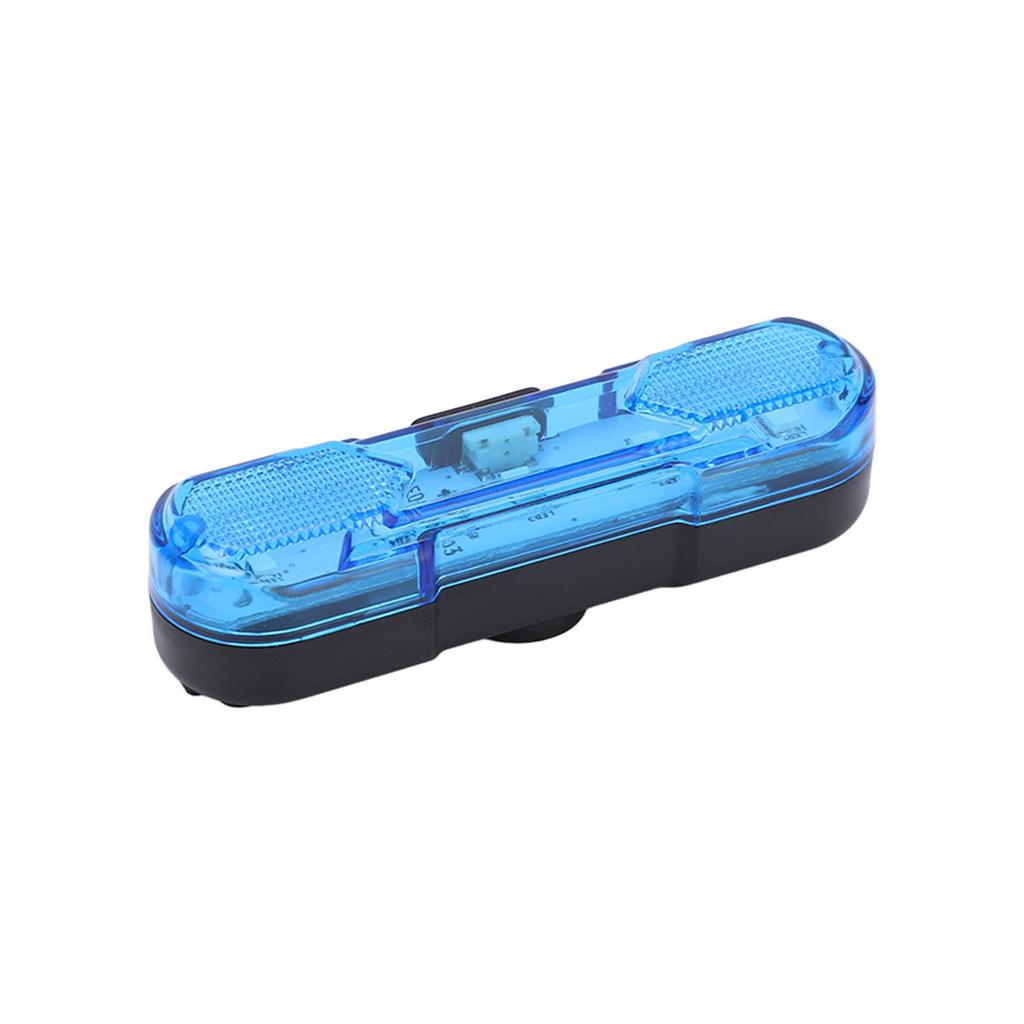 Bike Rear Light Waterproof 360 Degree Rotating Bicycle Warning LED Tail Lamp with 4 ModesBlue