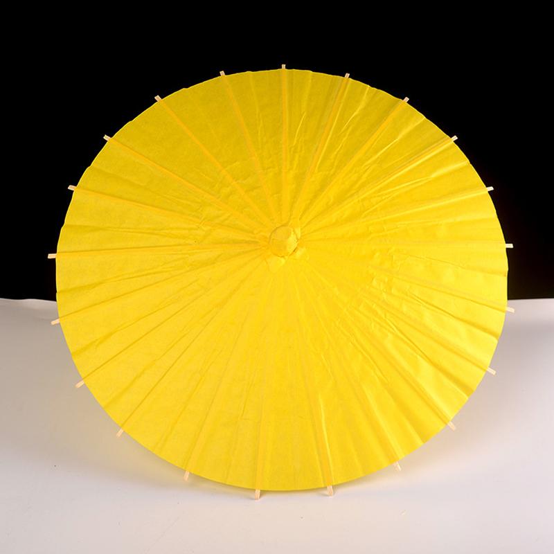 1Pc Parasol Folding Paper Umbrella DIY Home Decoration Chinese Art Dance Party Props Bamboo
