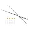 Chrome Motorcycle Front Fender Mudguard Spear Trim Kits For Harley Touring Road King Electra Glide1982-2023 Softail 1986-2017