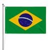 1 pezzo Bandiera Nazionale Brasiliana, Sfondo Verde con Rombo Giallo, Cerchio Blu e Banda Bianca "ORDINE E PROGRESSO", Stelle Bianche Rappresentanti l'Emisfero Australe
