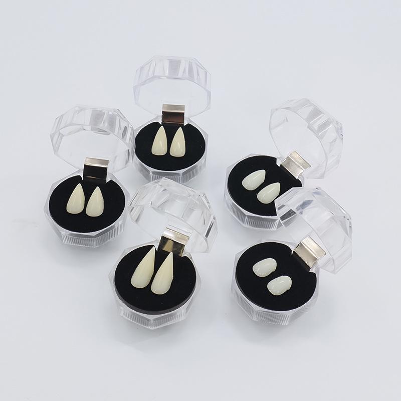 Vampire Fangs Resin Cosplay Teeth for Halloween and Fairy Role-Playing Makeup