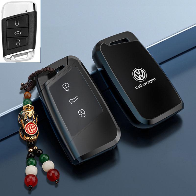 Für VOLKSWAGEN Neue Zinklegierung Leder Auto Schlüsselhülle Abdeckung Schale Für VW Volkswagen Magotan Passat B8 Skoda Superb Kodiaq A7 Auto Ke