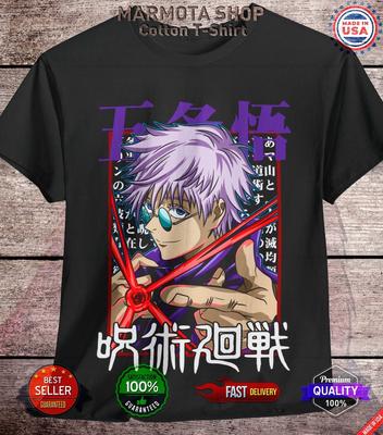 Gojo Satoru Jujutsu Kaisen Maglietta Sukuna Anime Maglietta Giapponese Manga JJK Tutte