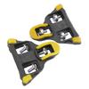 1 Pair Cycling Self locking System Pedal Cleats Mountain Road Bike Accessory (Yellow)