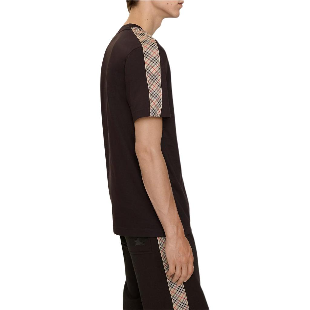 Burberry Check-trimmed Cotton T-shirt 81160511