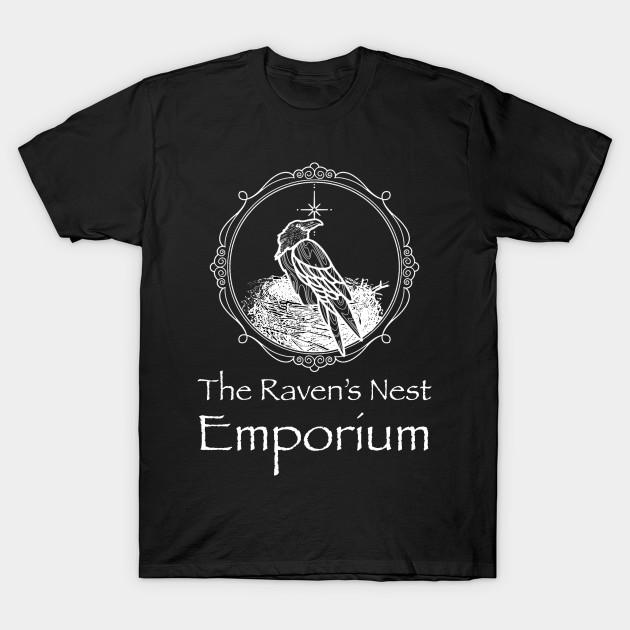 Men Black Print T-shirt The Raven’S Nest Emporium No-Cut Transfer Paper Print Cotton Tshirt 2XL чёрный