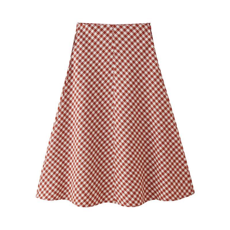 

Kaslead New Arrival Women s Clothing Fashion Style Fashion Minimalist Plaid Short Top Skirt 4661078 3152417 Skirt L
