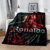 Ronaldo's Real Madrid Legend Blanket Soft Warm Cozy Suitable for Picnics Office Livingroom All-Season Use Stylish Decor Best Holiday Gift for Friends 
