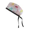 Adjustable Cotton Surgical Cap with Cartoon Print for Women and Men