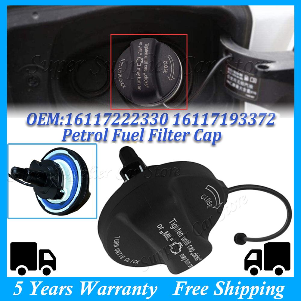 For BMW E60 E61 E81 E87 E90 E91 E92 X5 E70 X3 Petrol Fuel Filter Cap Oil Fuel Cap Tank Cover 16117222330 16117193372 16117222391 Fuel Tank Caps3