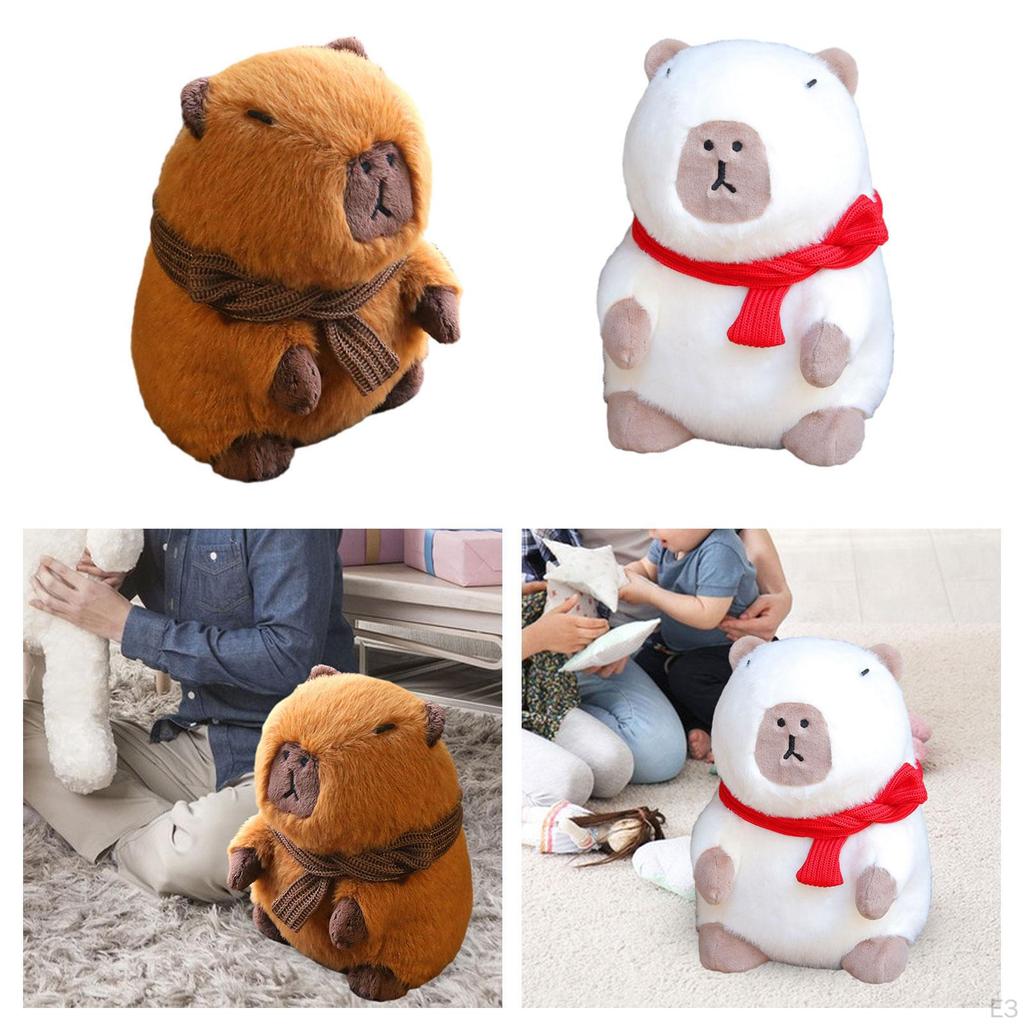 Capybara Doll Stuffed Animal Snuggling Home Decor, Collectible Toy for