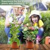 Eisen Gartenstecker Rankgitter für Topfpflanzen Gartenrankgitter für Kletterpflanzen Stapelbares Pflanzenrankgitter Innen Außen