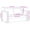 Floor Sofa with Sleeping Function Light Grey 122x204x55 Cm Velvet