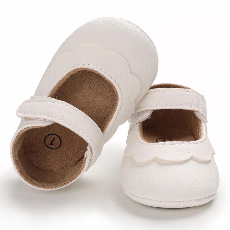 Spring and Autumn Fighting 0-1 Years Old Baby Learn Stews Soft Waves Baby Shoes Semi-Plastic Bottom Princess Shoes