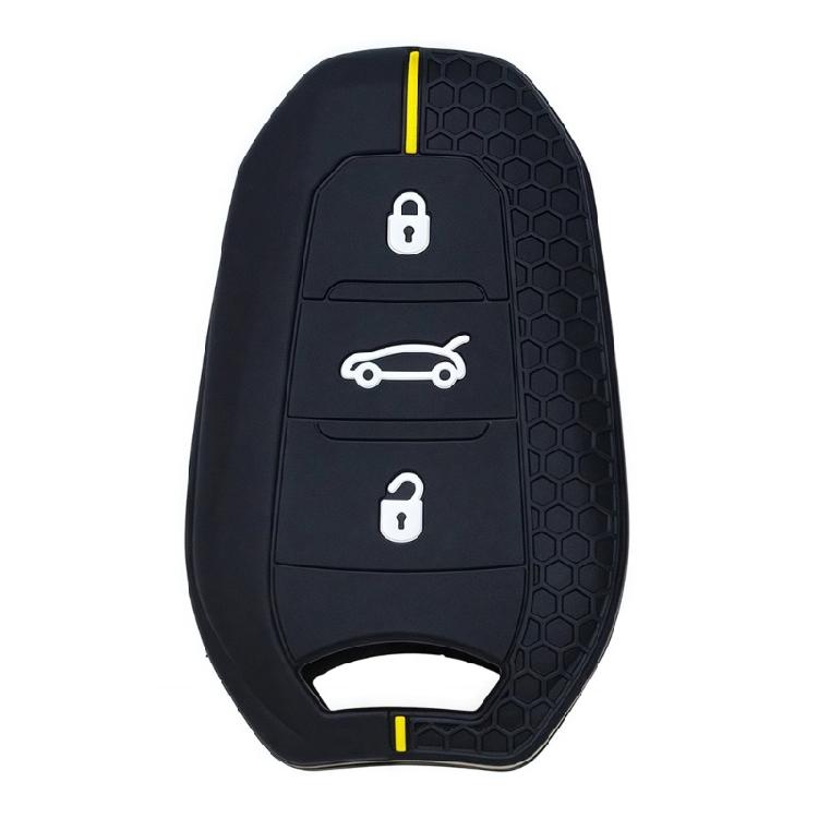 Key Cover Protective Shell Soft Fob Protector Cover Car Key Case for 208 308 408 Full Protection Key Fob Case